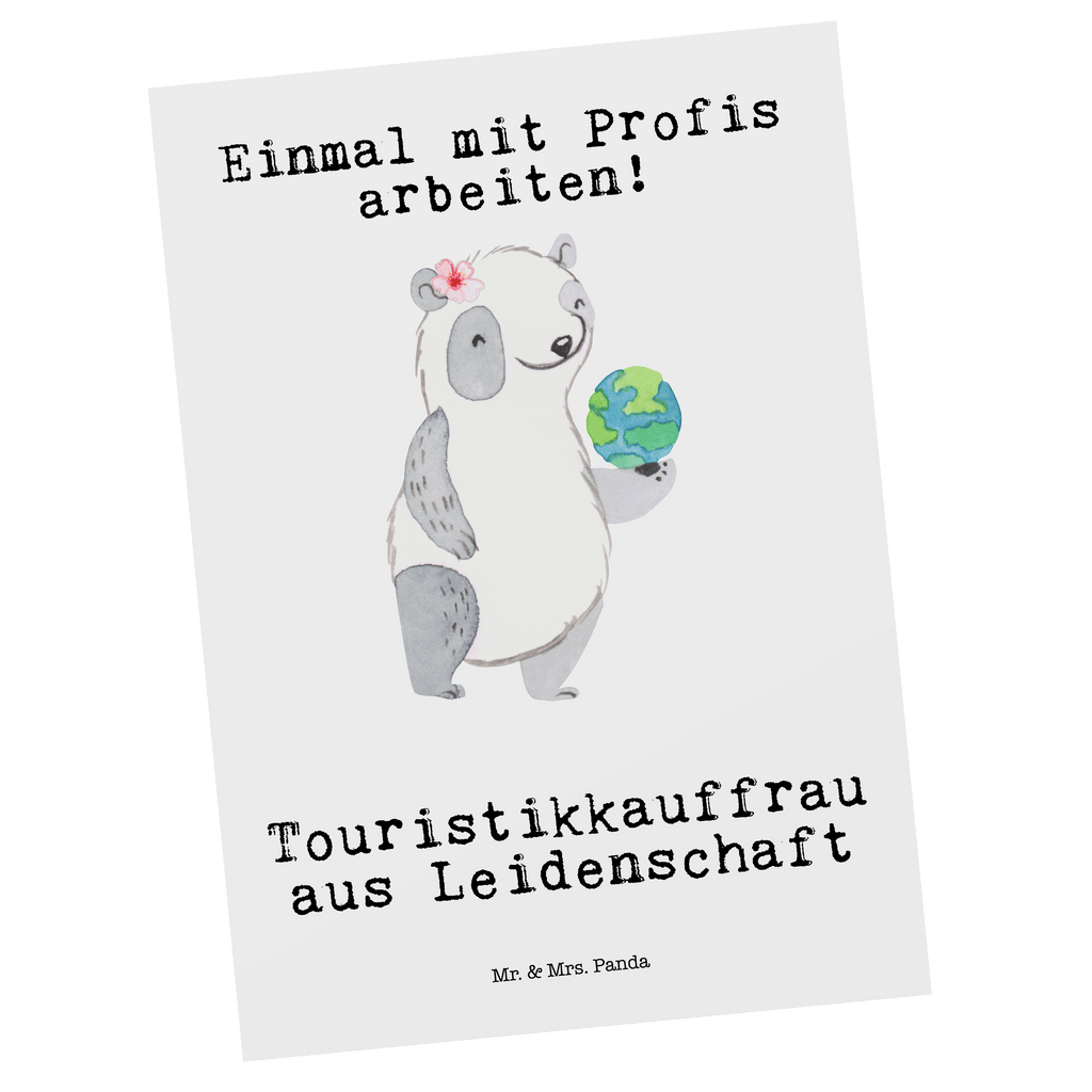 Postkarte Touristikkauffrau aus Leidenschaft Geschenkkarte, Grußkarte, Karte, Einladung, Ansichtskarte, Geburtstagskarte, Einladungskarte, Beruf, Ausbildung, Jubiläum, Abschied, Rente, Kollege, Kollegin, Geschenk, Schenken, Arbeitskollege, Mitarbeiter, Firma, Danke, Dankeschön