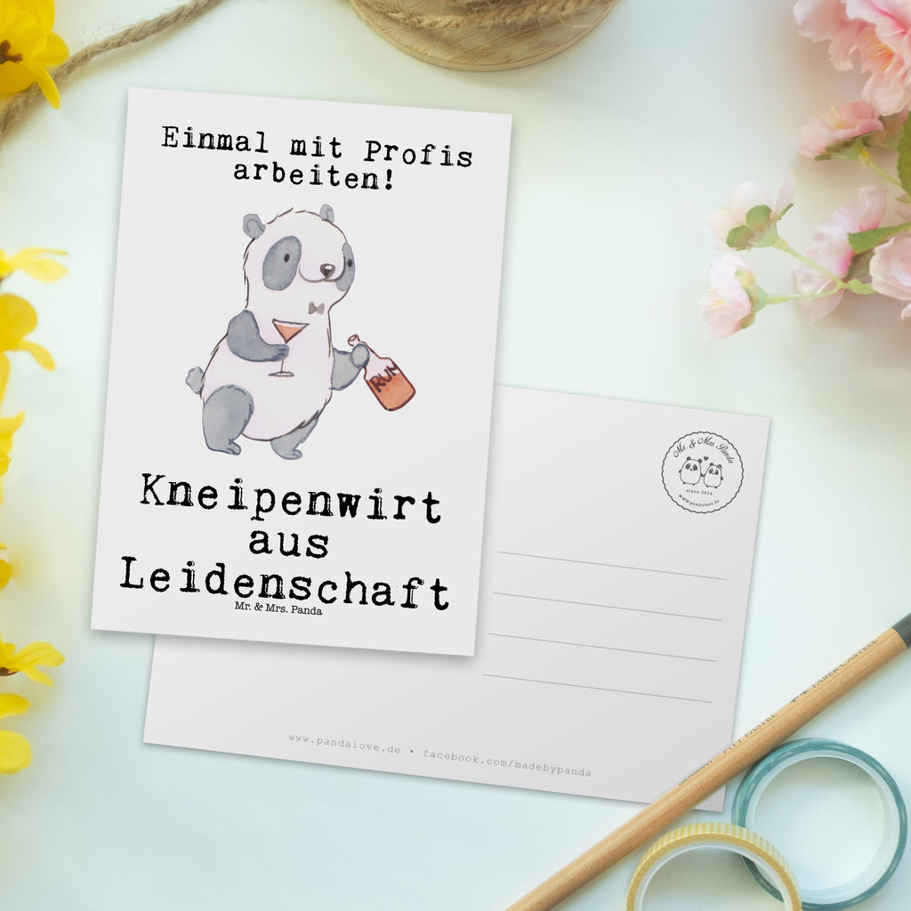 Postkarte Kneipenwirt aus Leidenschaft Geschenkkarte, Grußkarte, Karte, Einladung, Ansichtskarte, Geburtstagskarte, Einladungskarte, Dankeskarte, Beruf, Ausbildung, Jubiläum, Abschied, Rente, Kollege, Kollegin, Geschenk, Schenken, Arbeitskollege, Mitarbeiter, Firma, Danke, Dankeschön, Kneipenwirt, Gastwirt, Gaststätte, Kneipe, Eröffnung, Barkeeper, Bartender, Rum, Bar