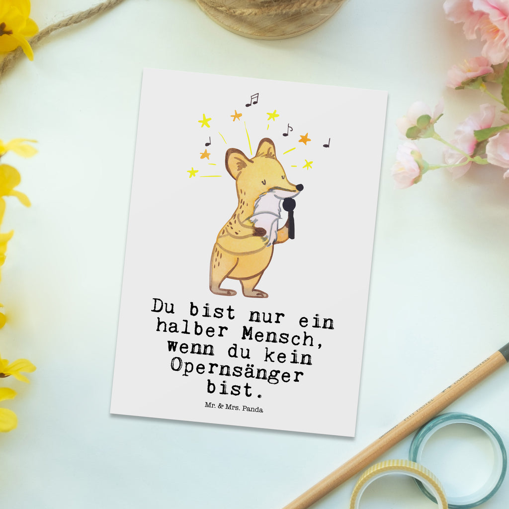Postkarte Opernsänger mit Herz Geschenkkarte, Grußkarte, Karte, Einladung, Ansichtskarte, Geburtstagskarte, Einladungskarte, Dankeskarte, Beruf, Ausbildung, Jubiläum, Abschied, Rente, Kollege, Kollegin, Geschenk, Schenken, Arbeitskollege, Mitarbeiter, Firma, Danke, Dankeschön