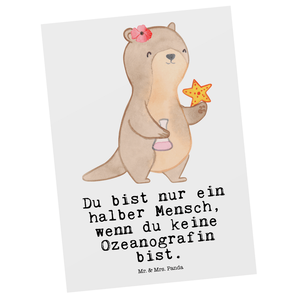 Postkarte Ozeanografin mit Herz Geschenkkarte, Grußkarte, Karte, Einladung, Ansichtskarte, Geburtstagskarte, Einladungskarte, Beruf, Ausbildung, Jubiläum, Abschied, Rente, Kollege, Kollegin, Geschenk, Schenken, Arbeitskollege, Mitarbeiter, Firma, Danke, Dankeschön, Ozeanografin, Meeresbiologe, Meereskundler, Naturwissenschaftler, Meeresforscher, maritime Forschung, Studium