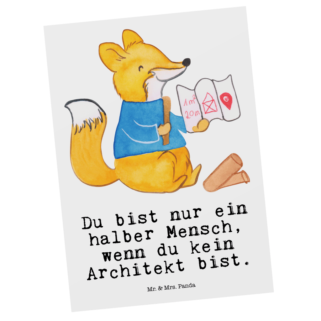 Postkarte Architekt mit Herz Geschenkkarte, Grußkarte, Karte, Einladung, Ansichtskarte, Geburtstagskarte, Einladungskarte, Dankeskarte, Beruf, Ausbildung, Jubiläum, Abschied, Rente, Kollege, Kollegin, Geschenk, Schenken, Arbeitskollege, Mitarbeiter, Firma, Danke, Dankeschön, Architekt, Innenarchitekt, Architekturbüro, Bauarbeiter