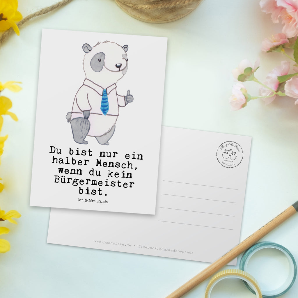 Postkarte Bürgermeister mit Herz Geschenkkarte, Grußkarte, Karte, Einladung, Ansichtskarte, Geburtstagskarte, Einladungskarte, Dankeskarte, Beruf, Ausbildung, Jubiläum, Abschied, Rente, Kollege, Kollegin, Geschenk, Schenken, Arbeitskollege, Mitarbeiter, Firma, Danke, Dankeschön, Bürgermeister Geschenk zum Amtsantritt, Amtseinführung, Bürgermeisterwahl, Stadt, Gemeinde, Wahlen, Oberbürgermeister, Rathaus