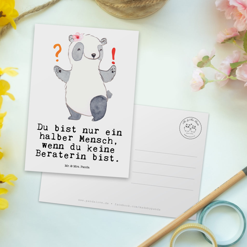 Postkarte Beraterin mit Herz Geschenkkarte, Grußkarte, Karte, Einladung, Ansichtskarte, Geburtstagskarte, Einladungskarte, Dankeskarte, Beruf, Ausbildung, Jubiläum, Abschied, Rente, Kollege, Kollegin, Geschenk, Schenken, Arbeitskollege, Mitarbeiter, Firma, Danke, Dankeschön, Beraterin, Finanzberaterin, IT Beratung, Beratungsbüro, Eröffnung