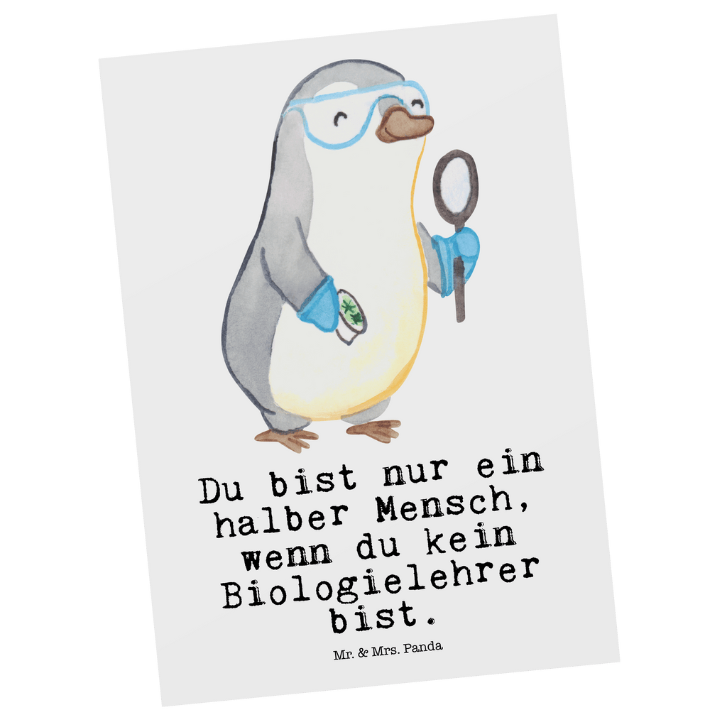 Postkarte Biologielehrer mit Herz Geschenkkarte, Grußkarte, Karte, Einladung, Ansichtskarte, Geburtstagskarte, Einladungskarte, Beruf, Ausbildung, Jubiläum, Abschied, Rente, Kollege, Kollegin, Geschenk, Schenken, Arbeitskollege, Mitarbeiter, Firma, Danke, Dankeschön, Biologielehrer, Biolehrer, Biounterricht, Biologie, Schule, Grundschule