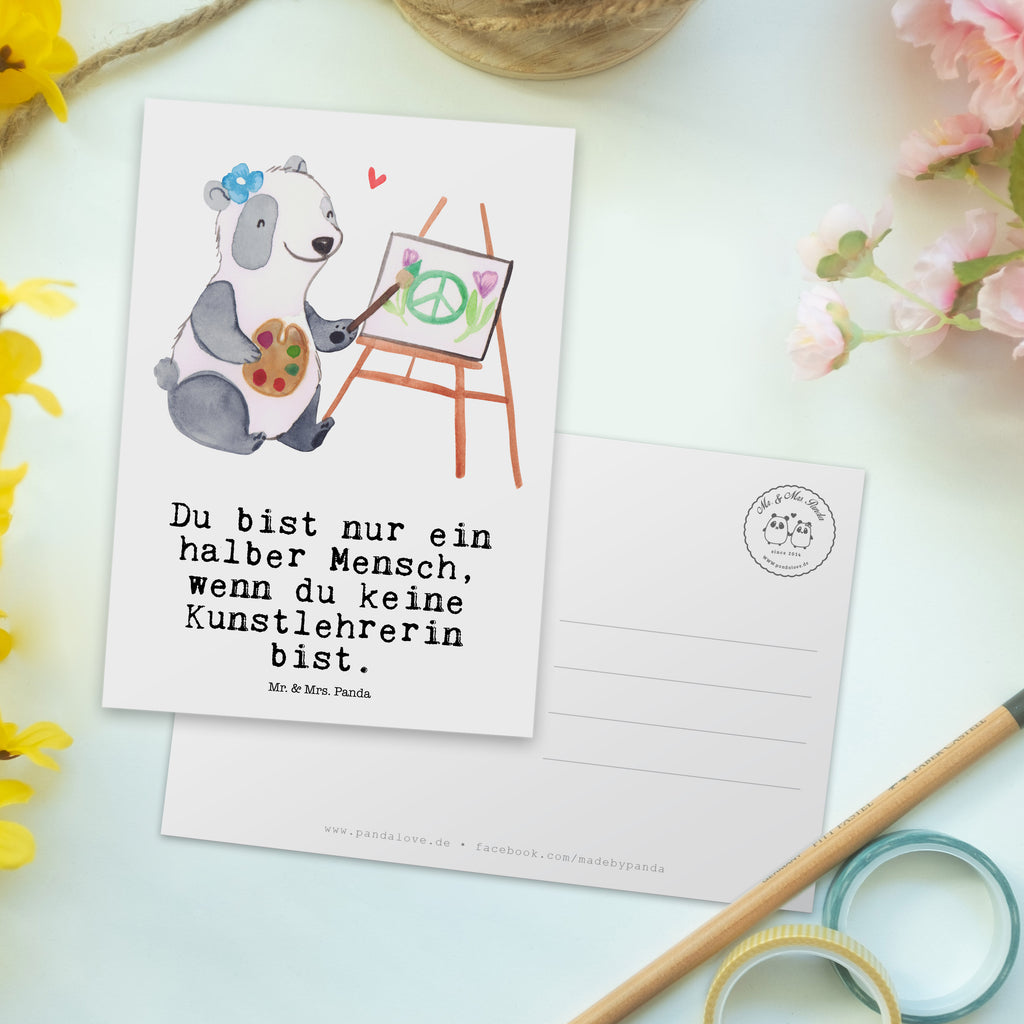 Postkarte Kunstlehrerin mit Herz Geschenkkarte, Grußkarte, Karte, Einladung, Ansichtskarte, Geburtstagskarte, Einladungskarte, Dankeskarte, Beruf, Ausbildung, Jubiläum, Abschied, Rente, Kollege, Kollegin, Geschenk, Schenken, Arbeitskollege, Mitarbeiter, Firma, Danke, Dankeschön, Kunstlehrerin, Kunstunterricht, Kunstschule