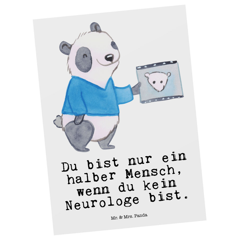 Postkarte Neurologe mit Herz Geschenkkarte, Grußkarte, Karte, Einladung, Ansichtskarte, Geburtstagskarte, Einladungskarte, Dankeskarte, Beruf, Ausbildung, Jubiläum, Abschied, Rente, Kollege, Kollegin, Geschenk, Schenken, Arbeitskollege, Mitarbeiter, Firma, Danke, Dankeschön, Neurologe, Neurologie, Mediziner, Medizinstudium
