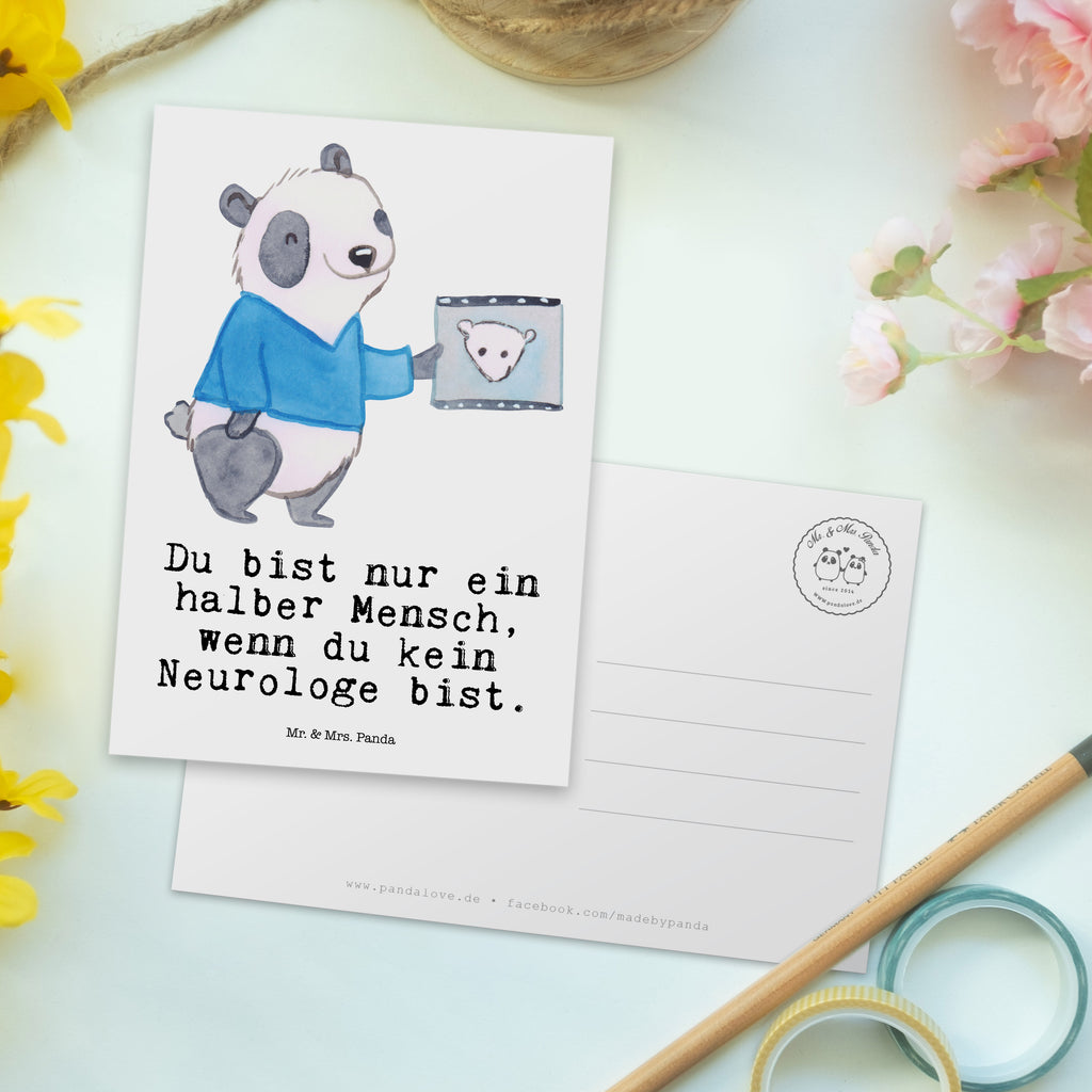 Postkarte Neurologe mit Herz Geschenkkarte, Grußkarte, Karte, Einladung, Ansichtskarte, Geburtstagskarte, Einladungskarte, Dankeskarte, Beruf, Ausbildung, Jubiläum, Abschied, Rente, Kollege, Kollegin, Geschenk, Schenken, Arbeitskollege, Mitarbeiter, Firma, Danke, Dankeschön, Neurologe, Neurologie, Mediziner, Medizinstudium
