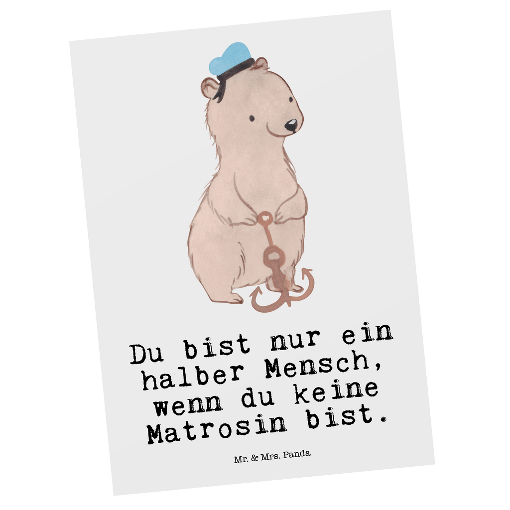 Postkarte Matrosin mit Herz Geschenkkarte, Grußkarte, Karte, Einladung, Ansichtskarte, Geburtstagskarte, Einladungskarte, Dankeskarte, Beruf, Ausbildung, Jubiläum, Abschied, Rente, Kollege, Kollegin, Geschenk, Schenken, Arbeitskollege, Mitarbeiter, Firma, Danke, Dankeschön, Matrosin, Seeleute, Schiff, Schiffsmechanikerin