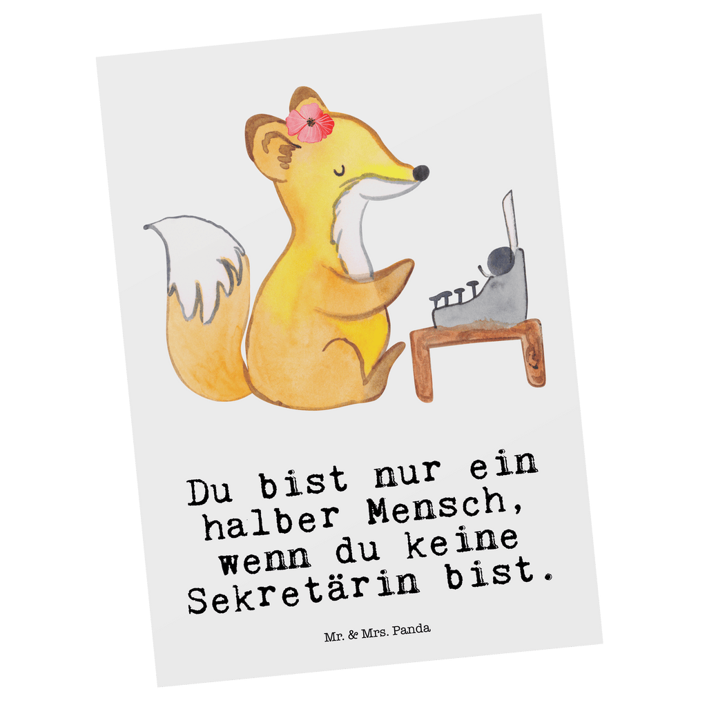 Postkarte Sekretärin mit Herz Geschenkkarte, Grußkarte, Karte, Einladung, Ansichtskarte, Geburtstagskarte, Einladungskarte, Dankeskarte, Beruf, Ausbildung, Jubiläum, Abschied, Rente, Kollege, Kollegin, Geschenk, Schenken, Arbeitskollege, Mitarbeiter, Firma, Danke, Dankeschön