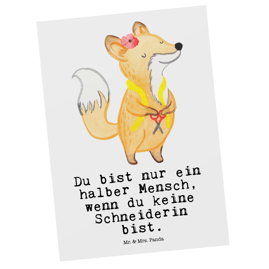 Postkarte Schneiderin mit Herz Geschenkkarte, Grußkarte, Karte, Einladung, Ansichtskarte, Geburtstagskarte, Einladungskarte, Dankeskarte, Beruf, Ausbildung, Jubiläum, Abschied, Rente, Kollege, Kollegin, Geschenk, Schenken, Arbeitskollege, Mitarbeiter, Firma, Danke, Dankeschön