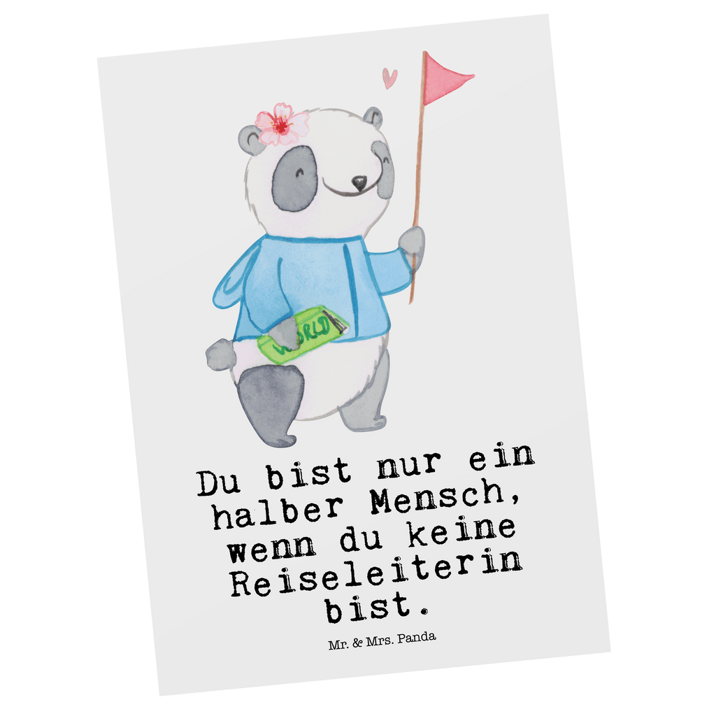 Postkarte Reiseleiterin mit Herz Geschenkkarte, Grußkarte, Karte, Einladung, Ansichtskarte, Geburtstagskarte, Einladungskarte, Dankeskarte, Beruf, Ausbildung, Jubiläum, Abschied, Rente, Kollege, Kollegin, Geschenk, Schenken, Arbeitskollege, Mitarbeiter, Firma, Danke, Dankeschön