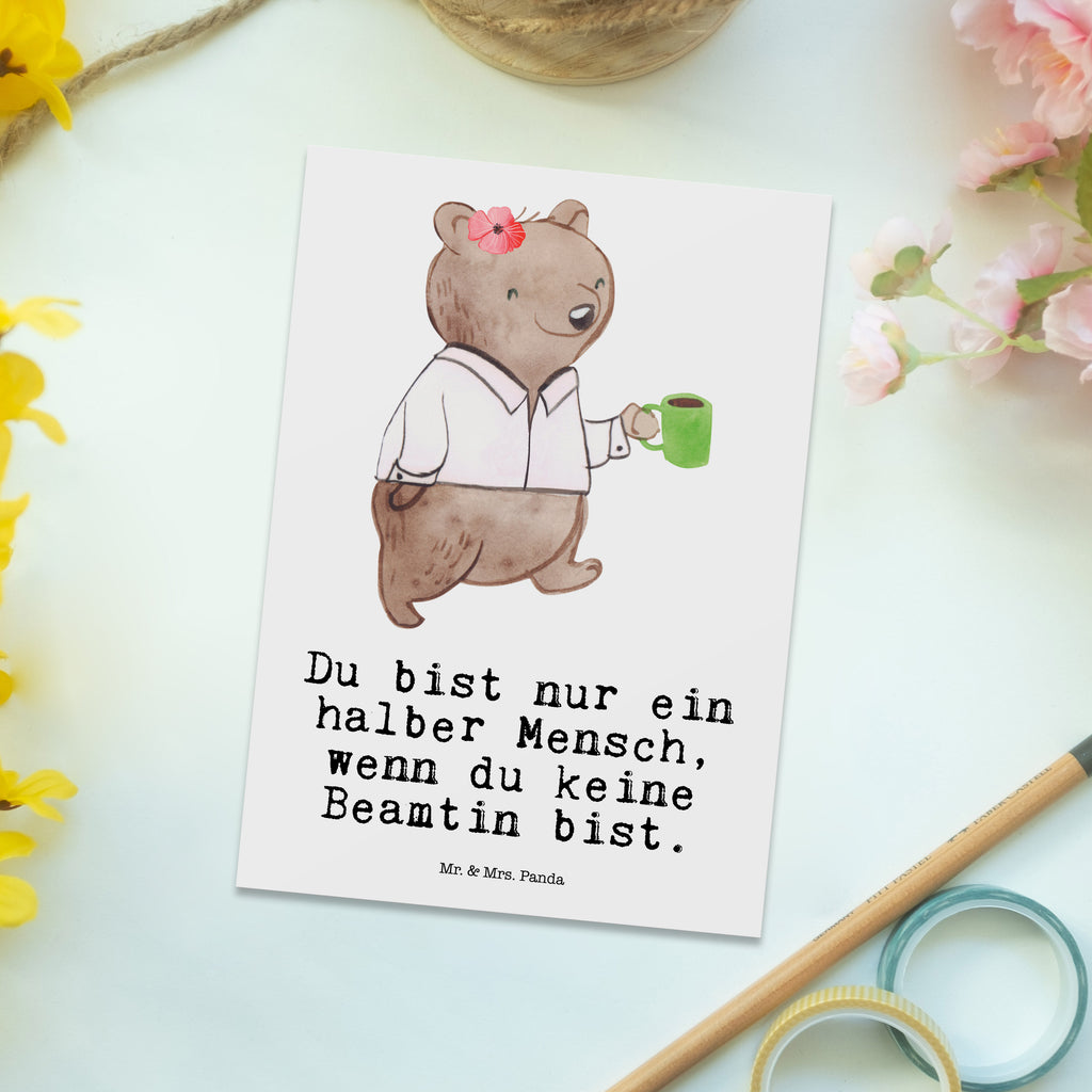 Postkarte Beamtin mit Herz Geschenkkarte, Grußkarte, Karte, Einladung, Ansichtskarte, Geburtstagskarte, Einladungskarte, Dankeskarte, Beruf, Ausbildung, Jubiläum, Abschied, Rente, Kollege, Kollegin, Geschenk, Schenken, Arbeitskollege, Mitarbeiter, Firma, Danke, Dankeschön, Beamte, Verbeamtung, Beamtentum, öffentlicher Dienst, Studium, Amt