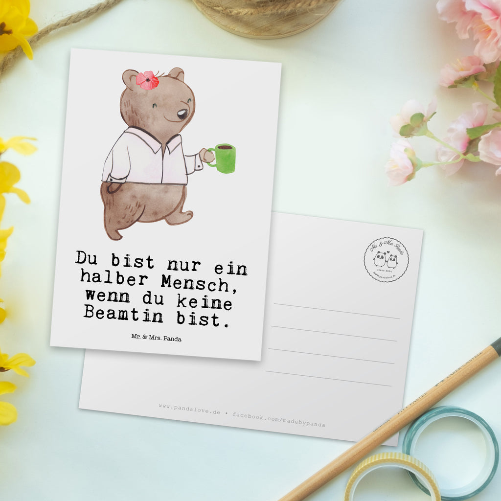 Postkarte Beamtin mit Herz Geschenkkarte, Grußkarte, Karte, Einladung, Ansichtskarte, Geburtstagskarte, Einladungskarte, Dankeskarte, Beruf, Ausbildung, Jubiläum, Abschied, Rente, Kollege, Kollegin, Geschenk, Schenken, Arbeitskollege, Mitarbeiter, Firma, Danke, Dankeschön, Beamte, Verbeamtung, Beamtentum, öffentlicher Dienst, Studium, Amt