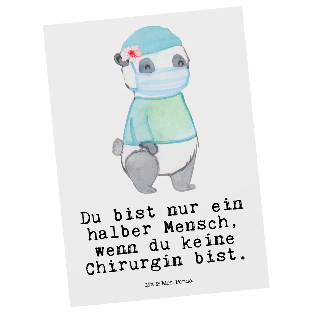Postkarte Chirurgin mit Herz Geschenkkarte, Grußkarte, Karte, Einladung, Ansichtskarte, Geburtstagskarte, Einladungskarte, Beruf, Ausbildung, Jubiläum, Abschied, Rente, Kollege, Kollegin, Geschenk, Schenken, Arbeitskollege, Mitarbeiter, Firma, Danke, Dankeschön, Chirurgin, Unfallchirurgini, Notfallchirurgin, Krankenhaus, Ärztin, Medizinerin