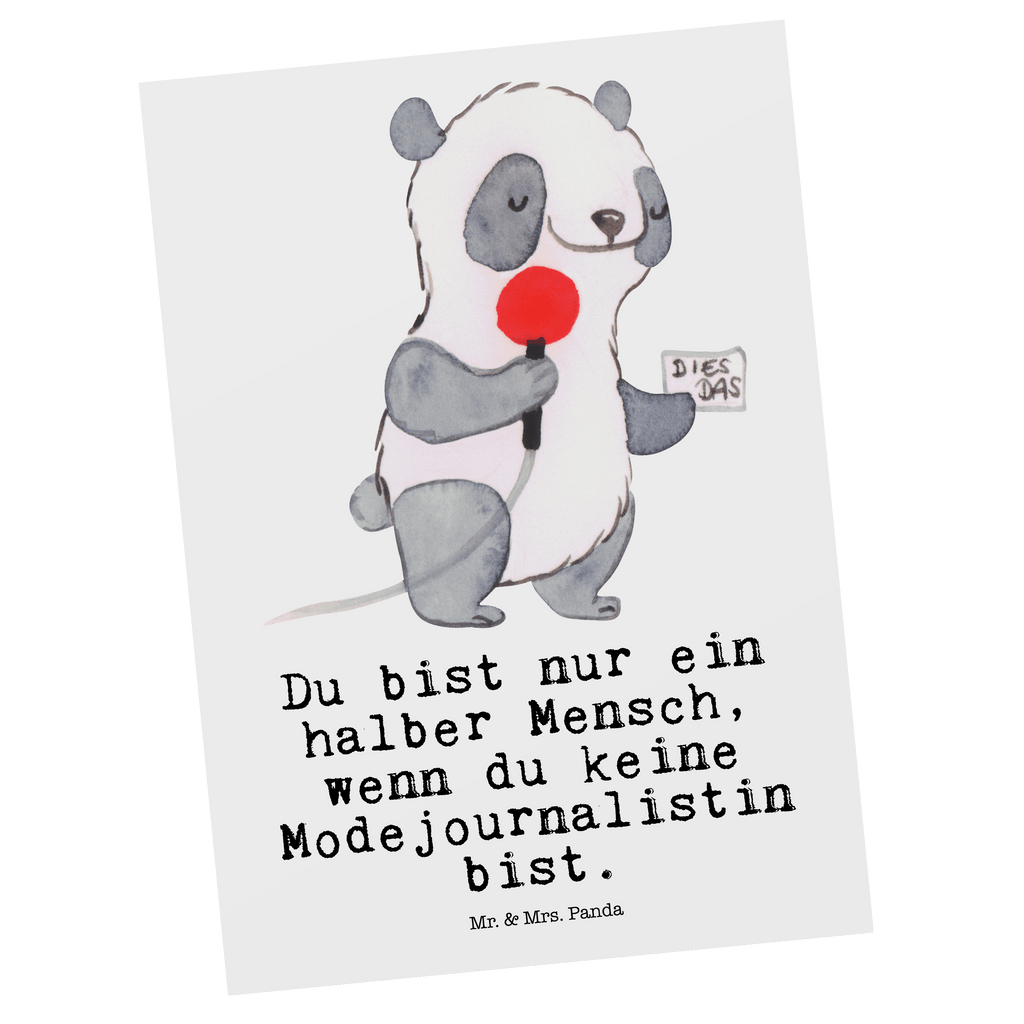 Postkarte Modejournalistin mit Herz Geschenkkarte, Grußkarte, Karte, Einladung, Ansichtskarte, Geburtstagskarte, Einladungskarte, Beruf, Ausbildung, Jubiläum, Abschied, Rente, Kollege, Kollegin, Geschenk, Schenken, Arbeitskollege, Mitarbeiter, Firma, Danke, Dankeschön, Modejournalistin, Journalistin, Reporterin, Redakteurin, Pressebüro, Studium