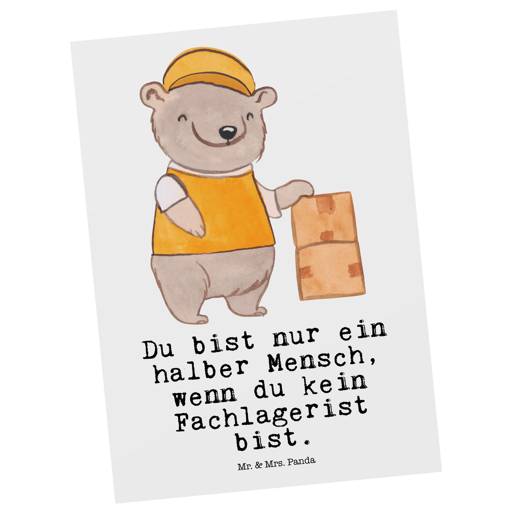 Postkarte Fachlagerist mit Herz Geschenkkarte, Grußkarte, Karte, Einladung, Ansichtskarte, Geburtstagskarte, Einladungskarte, Dankeskarte, Beruf, Ausbildung, Jubiläum, Abschied, Rente, Kollege, Kollegin, Geschenk, Schenken, Arbeitskollege, Mitarbeiter, Firma, Danke, Dankeschön, Lagerarbeiter, Fachlagerist, Lagerist, Lagerverwalter