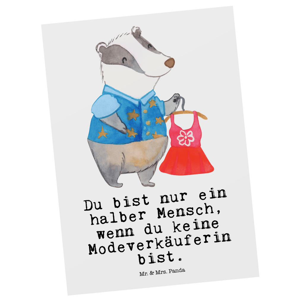 Postkarte Modeverkäuferin mit Herz Geschenkkarte, Grußkarte, Karte, Einladung, Ansichtskarte, Geburtstagskarte, Einladungskarte, Beruf, Ausbildung, Jubiläum, Abschied, Rente, Kollege, Kollegin, Geschenk, Schenken, Arbeitskollege, Mitarbeiter, Firma, Danke, Dankeschön, Modeverkäuferin, Verkäuferin, Fashion Store