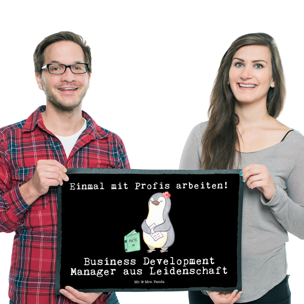 Fußmatte Business Development Manager aus Leidenschaft  Türvorleger, Schmutzmatte, Fußabtreter, Matte, Schmutzfänger, Fußabstreifer, Schmutzfangmatte, Türmatte, Motivfußmatte,  Haustürmatte, Vorleger  Beruf, Ausbildung, Jubiläum, Abschied, Rente, Kollege, Kollegin, Geschenk, Schenken, Arbeitskollege, Mitarbeiter, Firma, Danke, Dankeschön