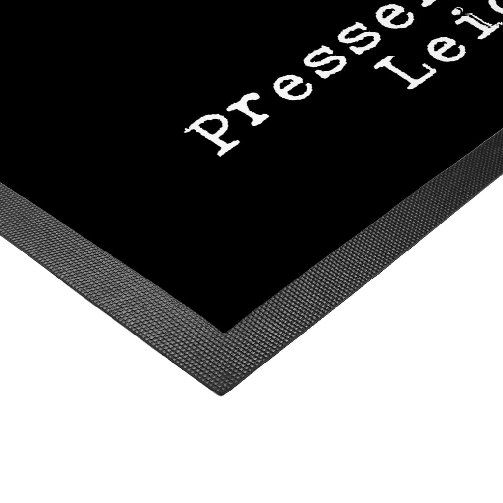Fußmatte Pressereferentin aus Leidenschaft Pressereferentin, Pressemitarbeiterin, Presseagentur, Studium,  Türvorleger, Schmutzmatte, Fußabtreter, Matte, Schmutzfänger, Fußabstreifer, Schmutzfangmatte, Türmatte, Motivfußmatte,  Haustürmatte, Vorleger  Beruf, Ausbildung, Jubiläum, Abschied, Rente, Kollege, Kollegin, Geschenk, Schenken, Arbeitskollege, Mitarbeiter, Firma, Danke, Dankeschön