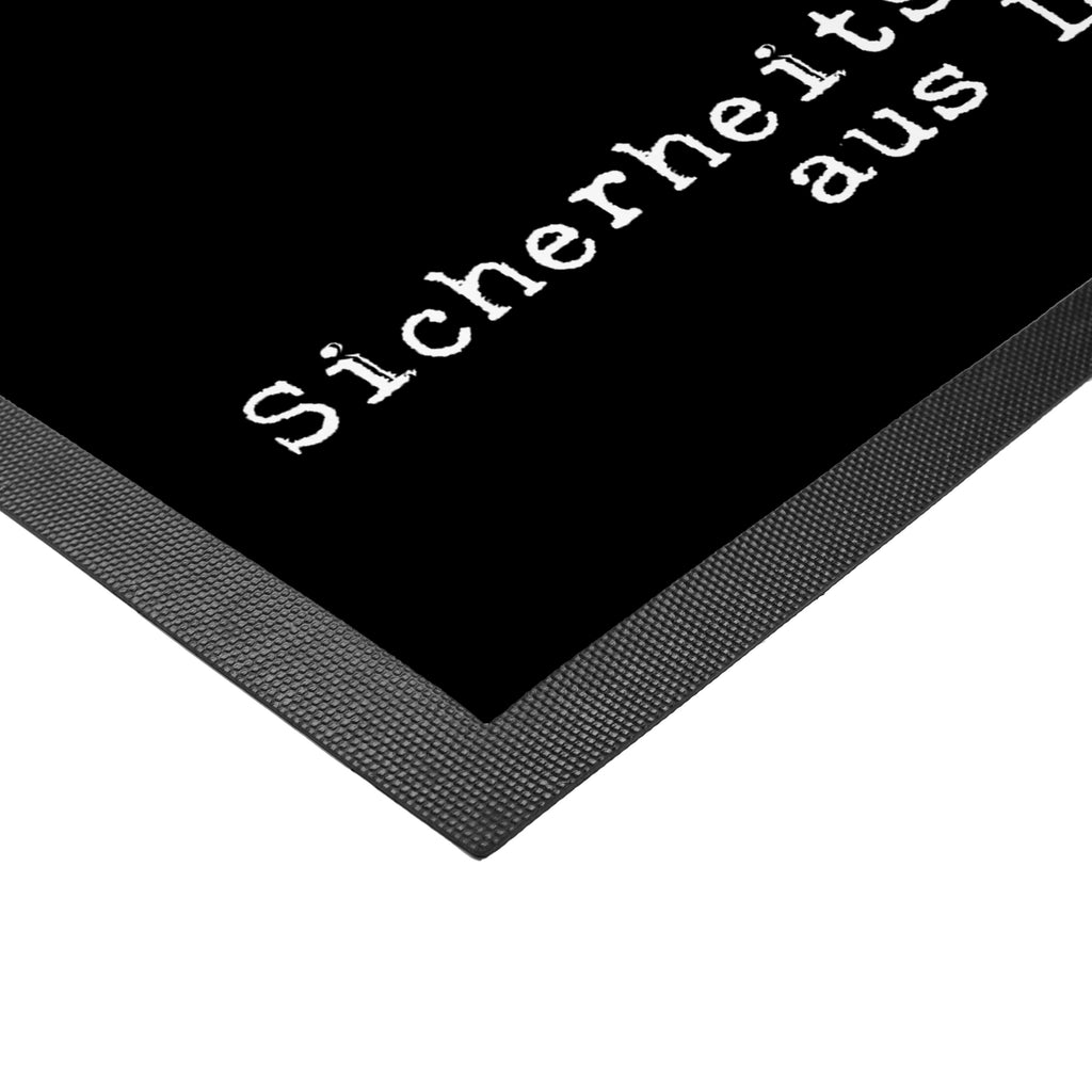 Fußmatte Sicherheitsdienstmitarbeiterin aus Leidenschaft  Türvorleger, Schmutzmatte, Fußabtreter, Matte, Schmutzfänger, Fußabstreifer, Schmutzfangmatte, Türmatte, Motivfußmatte,  Haustürmatte, Vorleger  Beruf, Ausbildung, Jubiläum, Abschied, Rente, Kollege, Kollegin, Geschenk, Schenken, Arbeitskollege, Mitarbeiter, Firma, Danke, Dankeschön