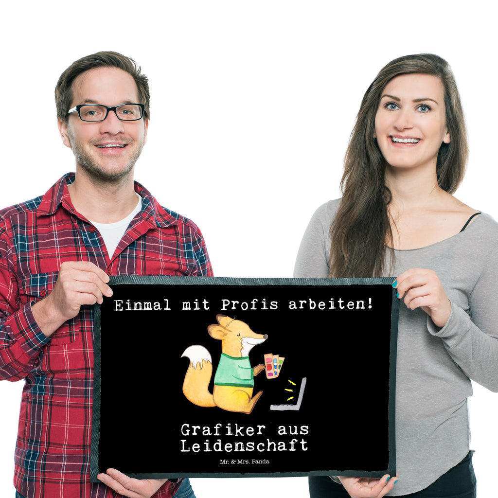 Fußmatte Grafiker aus Leidenschaft Türvorleger, Schmutzmatte, Fußabtreter, Matte, Schmutzfänger, Fußabstreifer, Schmutzfangmatte, Türmatte, Motivfußmatte, Haustürmatte, Vorleger, Beruf, Ausbildung, Jubiläum, Abschied, Rente, Kollege, Kollegin, Geschenk, Schenken, Arbeitskollege, Mitarbeiter, Firma, Danke, Dankeschön, Grafiker, Designer, Mediengestalter, Grafikdesigner