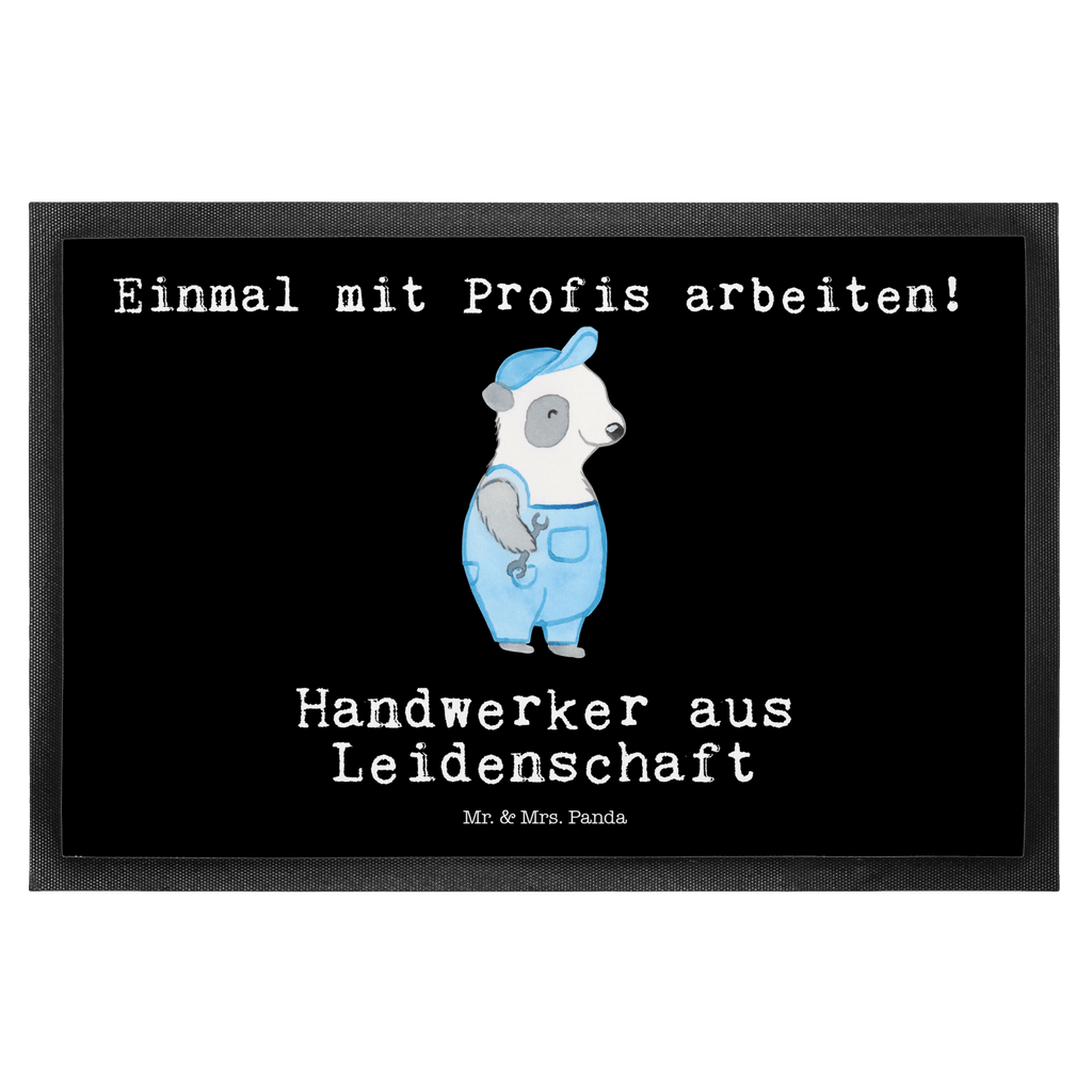 Fußmatte Handwerker aus Leidenschaft Handwerker, Gesellenprüfung, Handwerksbetrieb, Schrauber, Werkstatt,  Türvorleger, Schmutzmatte, Fußabtreter, Matte, Schmutzfänger, Fußabstreifer, Schmutzfangmatte, Türmatte, Motivfußmatte,  Haustürmatte, Vorleger  Beruf, Ausbildung, Jubiläum, Abschied, Rente, Kollege, Kollegin, Geschenk, Schenken, Arbeitskollege, Mitarbeiter, Firma, Danke, Dankeschön