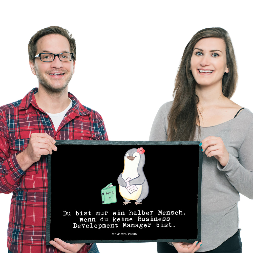 Fußmatte Business Development Manager mit Herz  Türvorleger, Schmutzmatte, Fußabtreter, Matte, Schmutzfänger, Fußabstreifer, Schmutzfangmatte, Türmatte, Motivfußmatte,  Haustürmatte, Vorleger  Beruf, Ausbildung, Jubiläum, Abschied, Rente, Kollege, Kollegin, Geschenk, Schenken, Arbeitskollege, Mitarbeiter, Firma, Danke, Dankeschön