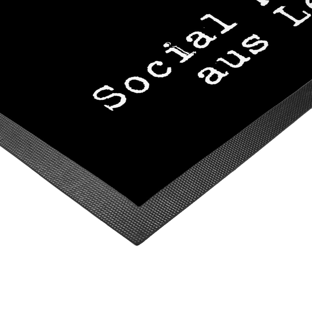 Fußmatte Social Media Managerin aus Leidenschaft  Türvorleger, Schmutzmatte, Fußabtreter, Matte, Schmutzfänger, Fußabstreifer, Schmutzfangmatte, Türmatte, Motivfußmatte,  Haustürmatte, Vorleger  Beruf, Ausbildung, Jubiläum, Abschied, Rente, Kollege, Kollegin, Geschenk, Schenken, Arbeitskollege, Mitarbeiter, Firma, Danke, Dankeschön