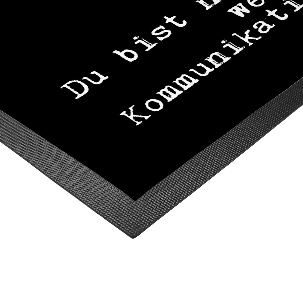 Fußmatte Kommunikationsmanagerin mit Herz Kommunikationsmanagerin, studium, interkulturelle kommunikation, communications manager,  Türvorleger, Schmutzmatte, Fußabtreter, Matte, Schmutzfänger, Fußabstreifer, Schmutzfangmatte, Türmatte, Motivfußmatte,  Haustürmatte, Vorleger  Beruf, Ausbildung, Jubiläum, Abschied, Rente, Kollege, Kollegin, Geschenk, Schenken, Arbeitskollege, Mitarbeiter, Firma, Danke, Dankeschön
