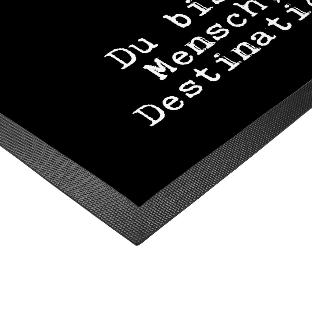 Fußmatte Destination Manager mit Herz  Türvorleger, Schmutzmatte, Fußabtreter, Matte, Schmutzfänger, Fußabstreifer, Schmutzfangmatte, Türmatte, Motivfußmatte,  Haustürmatte, Vorleger  Beruf, Ausbildung, Jubiläum, Abschied, Rente, Kollege, Kollegin, Geschenk, Schenken, Arbeitskollege, Mitarbeiter, Firma, Danke, Dankeschön