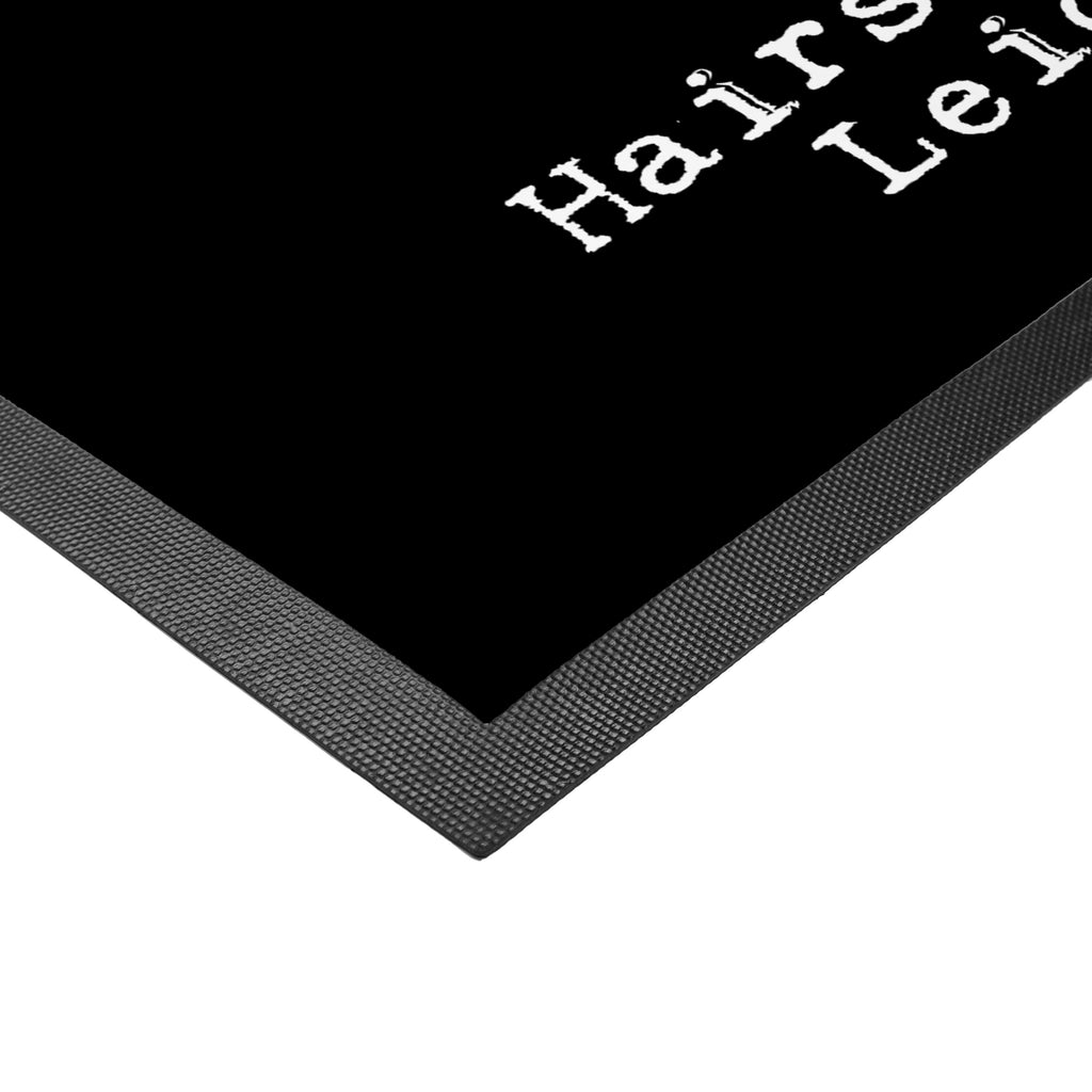 Fußmatte Hairstylistin aus Leidenschaft Frisörin, Haarstylistin, Hairstylistin, Friseursalon,   Türvorleger, Schmutzmatte, Fußabtreter, Matte, Schmutzfänger, Fußabstreifer, Schmutzfangmatte, Türmatte, Motivfußmatte,  Haustürmatte, Vorleger  Beruf, Ausbildung, Jubiläum, Abschied, Rente, Kollege, Kollegin, Geschenk, Schenken, Arbeitskollege, Mitarbeiter, Firma, Danke, Dankeschön