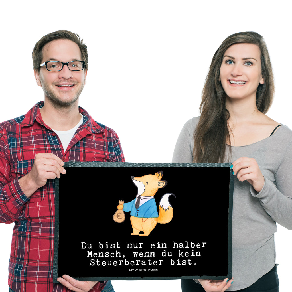 Fußmatte Steuerberater mit Herz  Türvorleger, Schmutzmatte, Fußabtreter, Matte, Schmutzfänger, Fußabstreifer, Schmutzfangmatte, Türmatte, Motivfußmatte,  Haustürmatte, Vorleger  Beruf, Ausbildung, Jubiläum, Abschied, Rente, Kollege, Kollegin, Geschenk, Schenken, Arbeitskollege, Mitarbeiter, Firma, Danke, Dankeschön