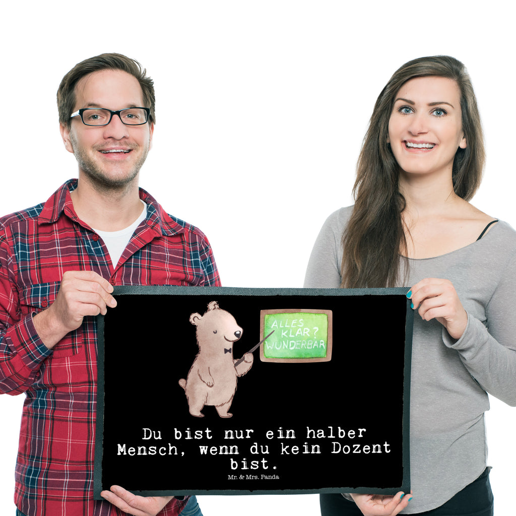 Fußmatte Dozent mit Herz Dozent, Professor, Universität, Vorlesung, Tutor,  Akademiker, Uni, Unterricht Türvorleger, Schmutzmatte, Fußabtreter, Matte, Schmutzfänger, Fußabstreifer, Schmutzfangmatte, Türmatte, Motivfußmatte,  Haustürmatte, Vorleger  Beruf, Ausbildung, Jubiläum, Abschied, Rente, Kollege, Kollegin, Geschenk, Schenken, Arbeitskollege, Mitarbeiter, Firma, Danke, Dankeschön