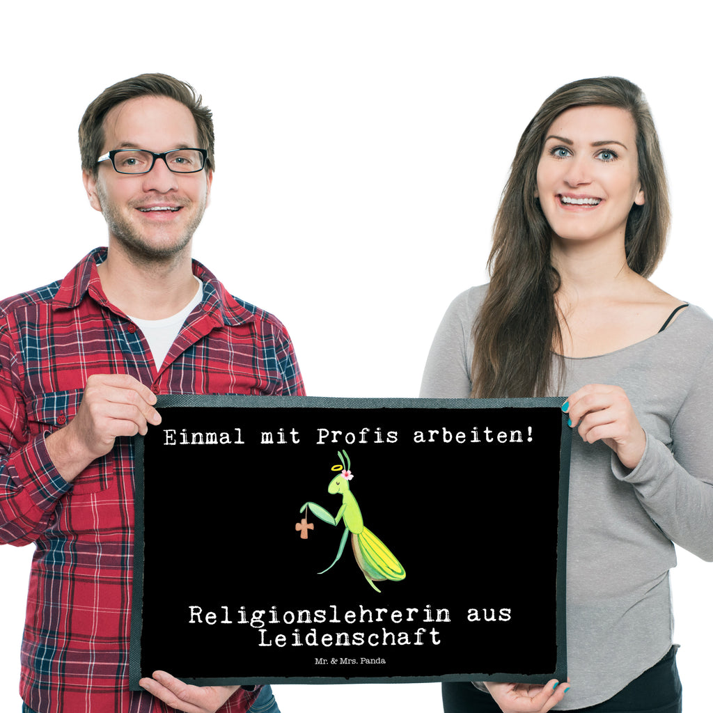Fußmatte Religionslehrerin aus Leidenschaft Religionslehrerin, Reli Lehrerin, Schule, Grundschule,  Türvorleger, Schmutzmatte, Fußabtreter, Matte, Schmutzfänger, Fußabstreifer, Schmutzfangmatte, Türmatte, Motivfußmatte,  Haustürmatte, Vorleger  Beruf, Ausbildung, Jubiläum, Abschied, Rente, Kollege, Kollegin, Geschenk, Schenken, Arbeitskollege, Mitarbeiter, Firma, Danke, Dankeschön