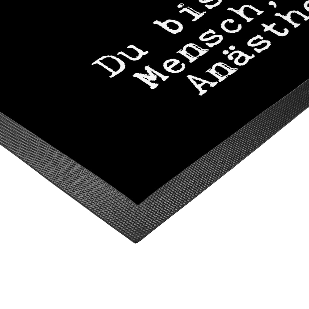 Fußmatte Anästhesistin mit Herz Anästhesistin, Narkoseärztin, Anästhesie, Krankenhaus, Studium,  Türvorleger, Schmutzmatte, Fußabtreter, Matte, Schmutzfänger, Fußabstreifer, Schmutzfangmatte, Türmatte, Motivfußmatte,  Haustürmatte, Vorleger  Beruf, Ausbildung, Jubiläum, Abschied, Rente, Kollege, Kollegin, Geschenk, Schenken, Arbeitskollege, Mitarbeiter, Firma, Danke, Dankeschön