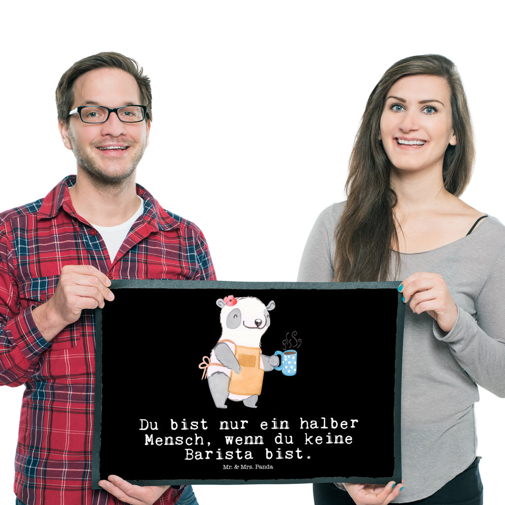 Fußmatte Barista mit Herz