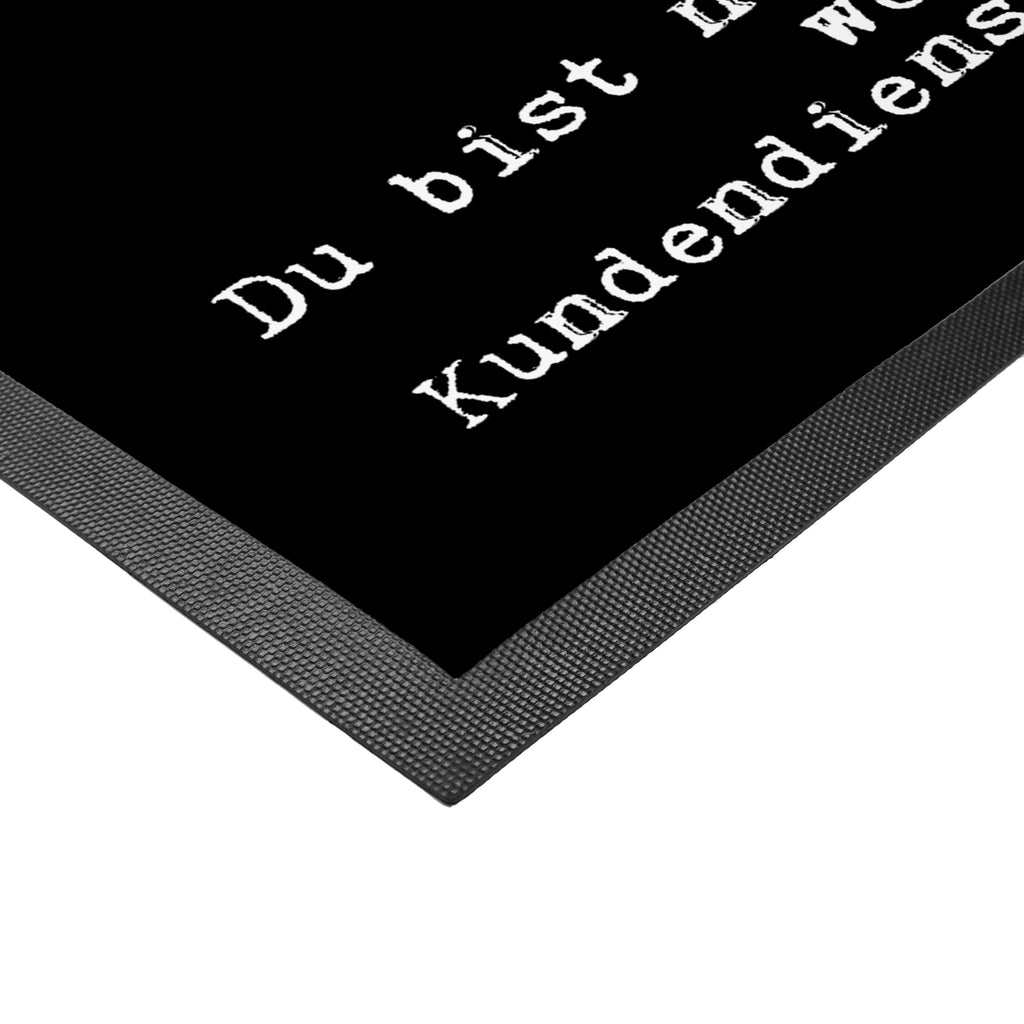 Fußmatte Kundendienstmitarbeiter mit Herz Kundendienstmitarbeiter, Callcenteragent, customer service, backoffice mitarbeiter,  Türvorleger, Schmutzmatte, Fußabtreter, Matte, Schmutzfänger, Fußabstreifer, Schmutzfangmatte, Türmatte, Motivfußmatte,  Haustürmatte, Vorleger  Beruf, Ausbildung, Jubiläum, Abschied, Rente, Kollege, Kollegin, Geschenk, Schenken, Arbeitskollege, Mitarbeiter, Firma, Danke, Dankeschön