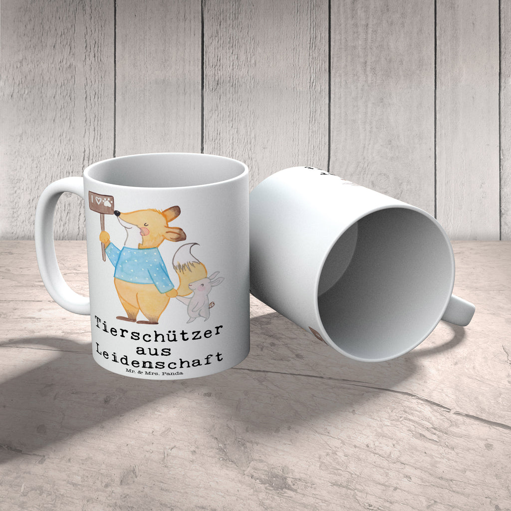 Tasse Tierschützer aus Leidenschaft  Becher, Kaffeetasse, Kaffeebecher, Tee, Frühstück, Büro  Beruf, Ausbildung, Jubiläum, Abschied, Rente, Kollege, Kollegin, Geschenk, Schenken, Arbeitskollege, Mitarbeiter, Firma, Danke, Dankeschön