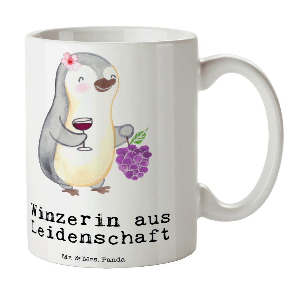 Tasse Winzerin aus Leidenschaft  Becher, Kaffeetasse, Kaffeebecher, Tee, Frühstück, Büro  Beruf, Ausbildung, Jubiläum, Abschied, Rente, Kollege, Kollegin, Geschenk, Schenken, Arbeitskollege, Mitarbeiter, Firma, Danke, Dankeschön