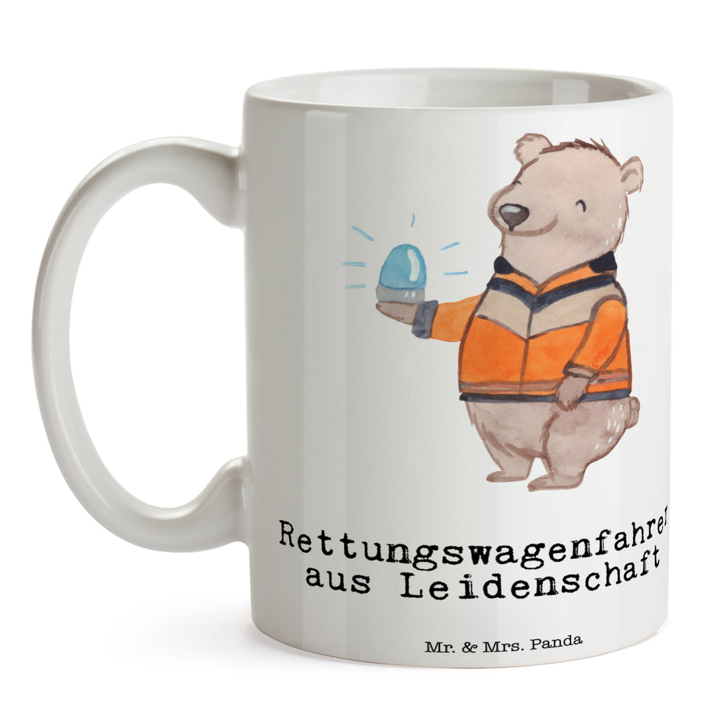 Tasse Rettungswagenfahrer aus Leidenschaft  Becher, Kaffeetasse, Kaffeebecher, Tee, Frühstück, Büro  Beruf, Ausbildung, Jubiläum, Abschied, Rente, Kollege, Kollegin, Geschenk, Schenken, Arbeitskollege, Mitarbeiter, Firma, Danke, Dankeschön