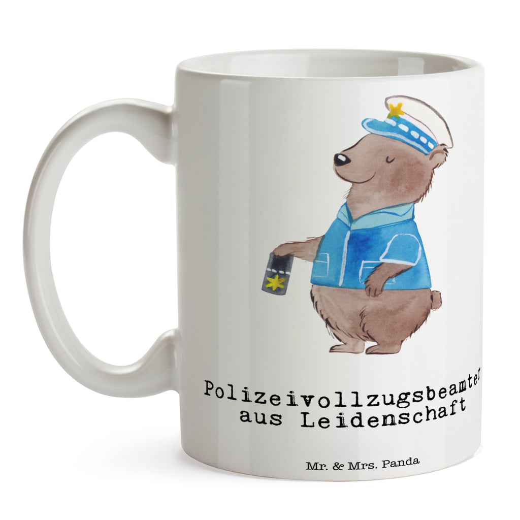 Tasse Polizeivollzugsbeamter aus Leidenschaft Polizeivollzugsbeamter, Polizist, Polizei Becher, Kaffeetasse, Kaffeebecher, Tee, Frühstück, Büro  Beruf, Ausbildung, Jubiläum, Abschied, Rente, Kollege, Kollegin, Geschenk, Schenken, Arbeitskollege, Mitarbeiter, Firma, Danke, Dankeschön