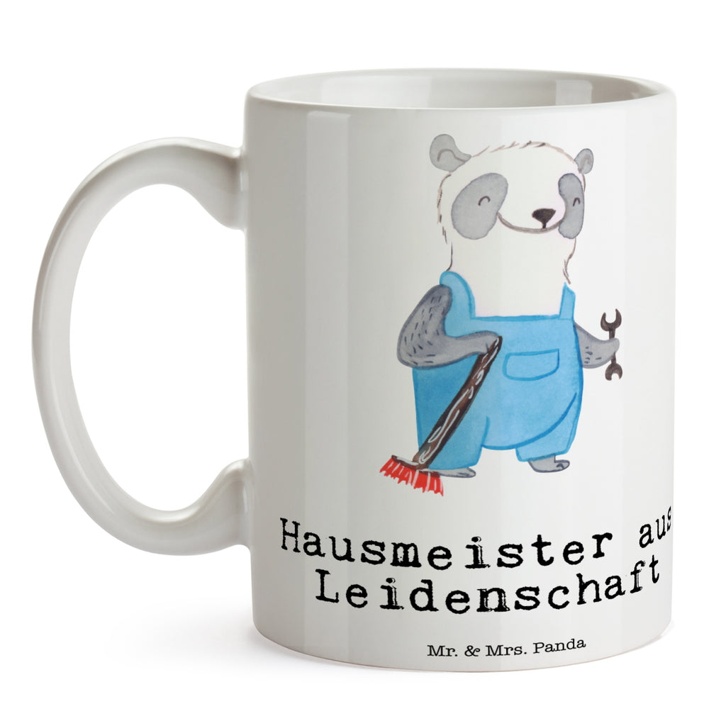 Tasse Hausmeister aus Leidenschaft Hausmeister, Concierge,
Hausverwalter,  Facility Manager  Becher, Kaffeetasse, Kaffeebecher, Tee, Frühstück, Büro  Beruf, Ausbildung, Jubiläum, Abschied, Rente, Kollege, Kollegin, Geschenk, Schenken, Arbeitskollege, Mitarbeiter, Firma, Danke, Dankeschön