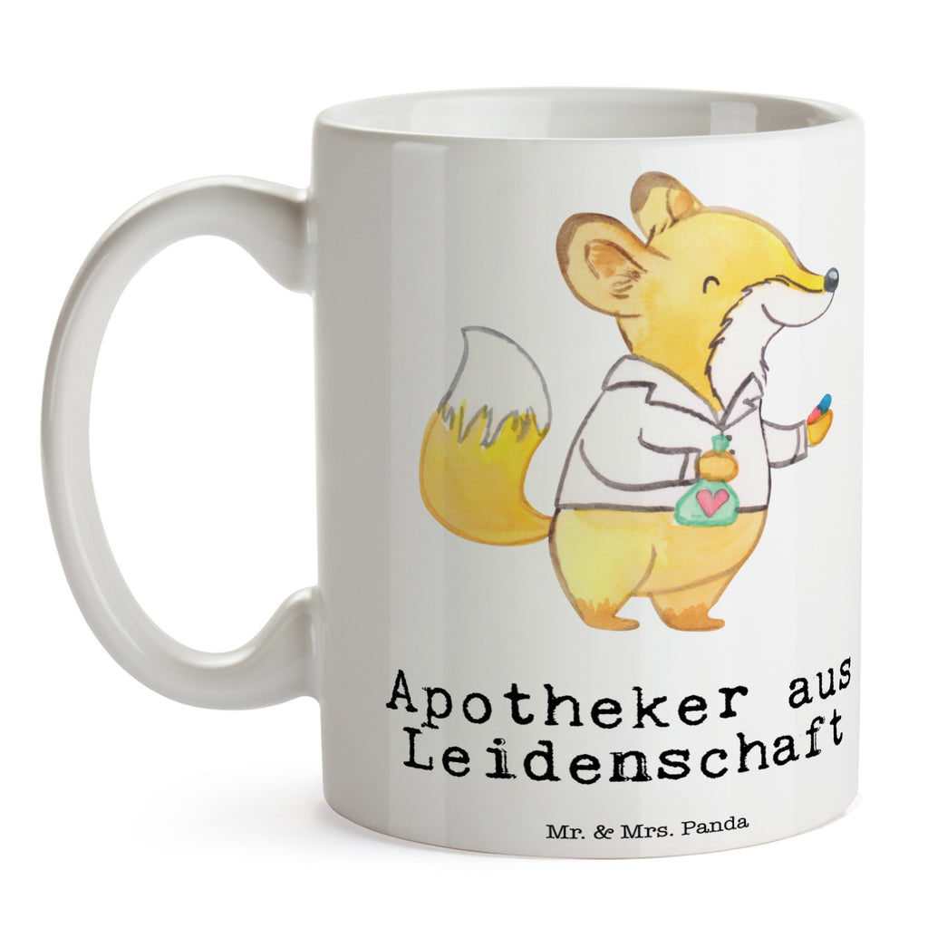 Tasse Apotheker aus Leidenschaft Apotheker, Pharmazie, Staatsexamen, Approbation, Eröffnung Apotheke Becher, Kaffeetasse, Kaffeebecher, Tee, Frühstück, Büro  Beruf, Ausbildung, Jubiläum, Abschied, Rente, Kollege, Kollegin, Geschenk, Schenken, Arbeitskollege, Mitarbeiter, Firma, Danke, Dankeschön