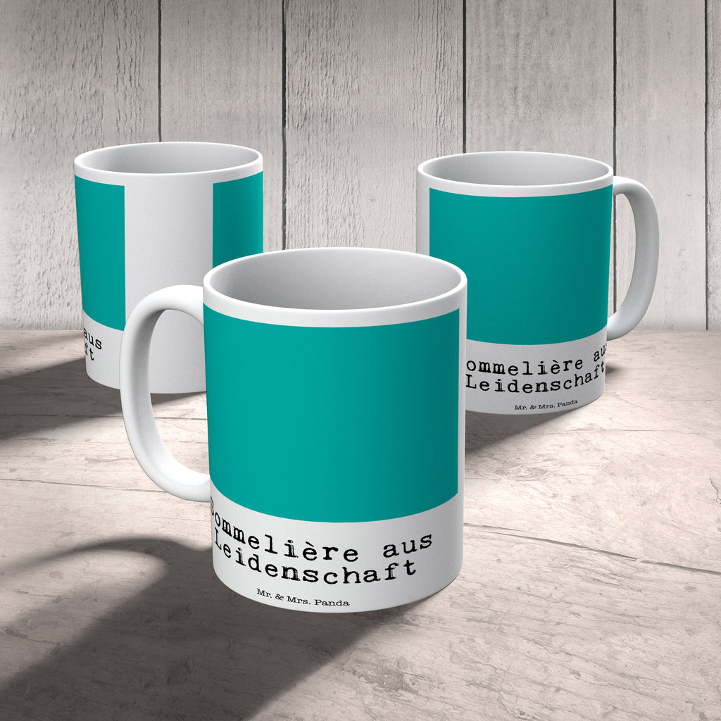 Tasse Sommelière aus Leidenschaft  Becher, Kaffeetasse, Kaffeebecher, Tee, Frühstück, Büro  Beruf, Ausbildung, Jubiläum, Abschied, Rente, Kollege, Kollegin, Geschenk, Schenken, Arbeitskollege, Mitarbeiter, Firma, Danke, Dankeschön