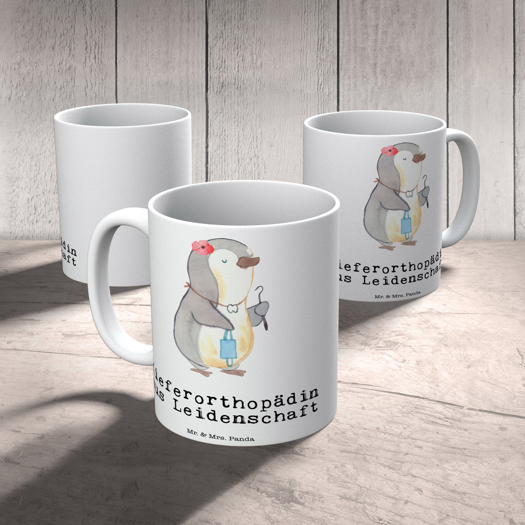 Tasse Kieferorthopädin aus Leidenschaft  Becher, Kaffeetasse, Kaffeebecher, Tee, Frühstück, Büro  Beruf, Ausbildung, Jubiläum, Abschied, Rente, Kollege, Kollegin, Geschenk, Schenken, Arbeitskollege, Mitarbeiter, Firma, Danke, Dankeschön