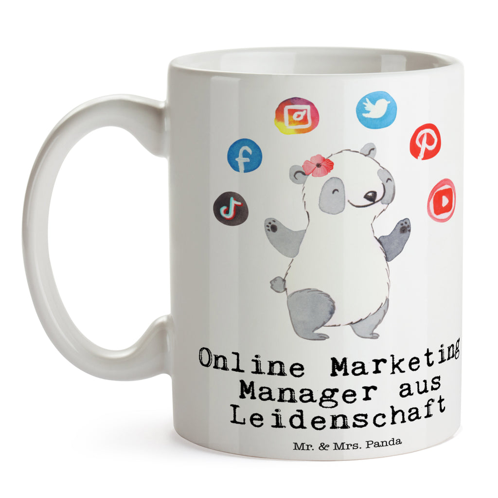 Tasse Online Marketing Manager aus Leidenschaft Online Marketing, Manager, Marketingmanager, Influencer Marketing, Digital Marketing Becher, Kaffeetasse, Kaffeebecher, Tee, Frühstück, Büro  Beruf, Ausbildung, Jubiläum, Abschied, Rente, Kollege, Kollegin, Geschenk, Schenken, Arbeitskollege, Mitarbeiter, Firma, Danke, Dankeschön