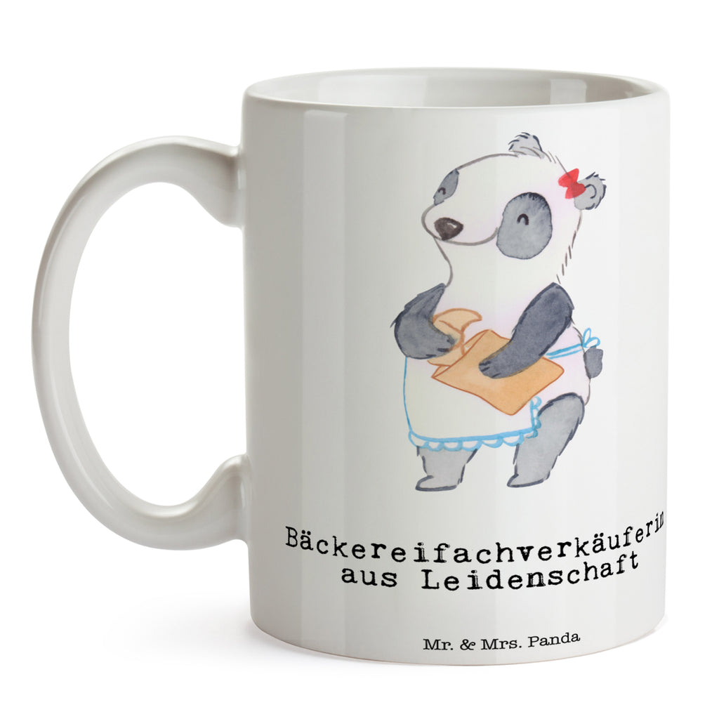 Tasse Bäckereifachverkäuferin aus Leidenschaft Bäckereifachverkäuferin, Backwarenverkäuferin, Bäckerei, Backstube, Bäckerladen, Brotmanufaktur,  Becher, Kaffeetasse, Kaffeebecher, Tee, Frühstück, Büro  Beruf, Ausbildung, Jubiläum, Abschied, Rente, Kollege, Kollegin, Geschenk, Schenken, Arbeitskollege, Mitarbeiter, Firma, Danke, Dankeschön