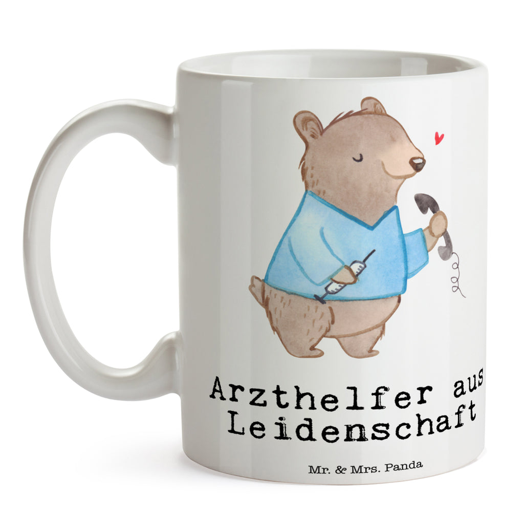Tasse Arzthelfer aus Leidenschaft Arzthelfer, Medizinischer Fachangestellter Becher, Kaffeetasse, Kaffeebecher, Tee, Frühstück, Büro  Beruf, Ausbildung, Jubiläum, Abschied, Rente, Kollege, Kollegin, Geschenk, Schenken, Arbeitskollege, Mitarbeiter, Firma, Danke, Dankeschön