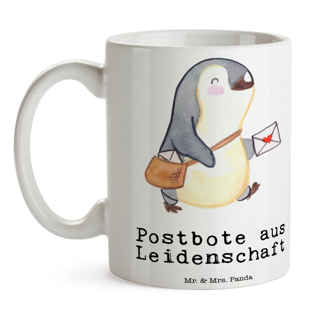 Tasse Postbote aus Leidenschaft Postbote, Briefzusteller, Briefträger, Postler Becher, Kaffeetasse, Kaffeebecher, Tee, Frühstück, Büro  Beruf, Ausbildung, Jubiläum, Abschied, Rente, Kollege, Kollegin, Geschenk, Schenken, Arbeitskollege, Mitarbeiter, Firma, Danke, Dankeschön