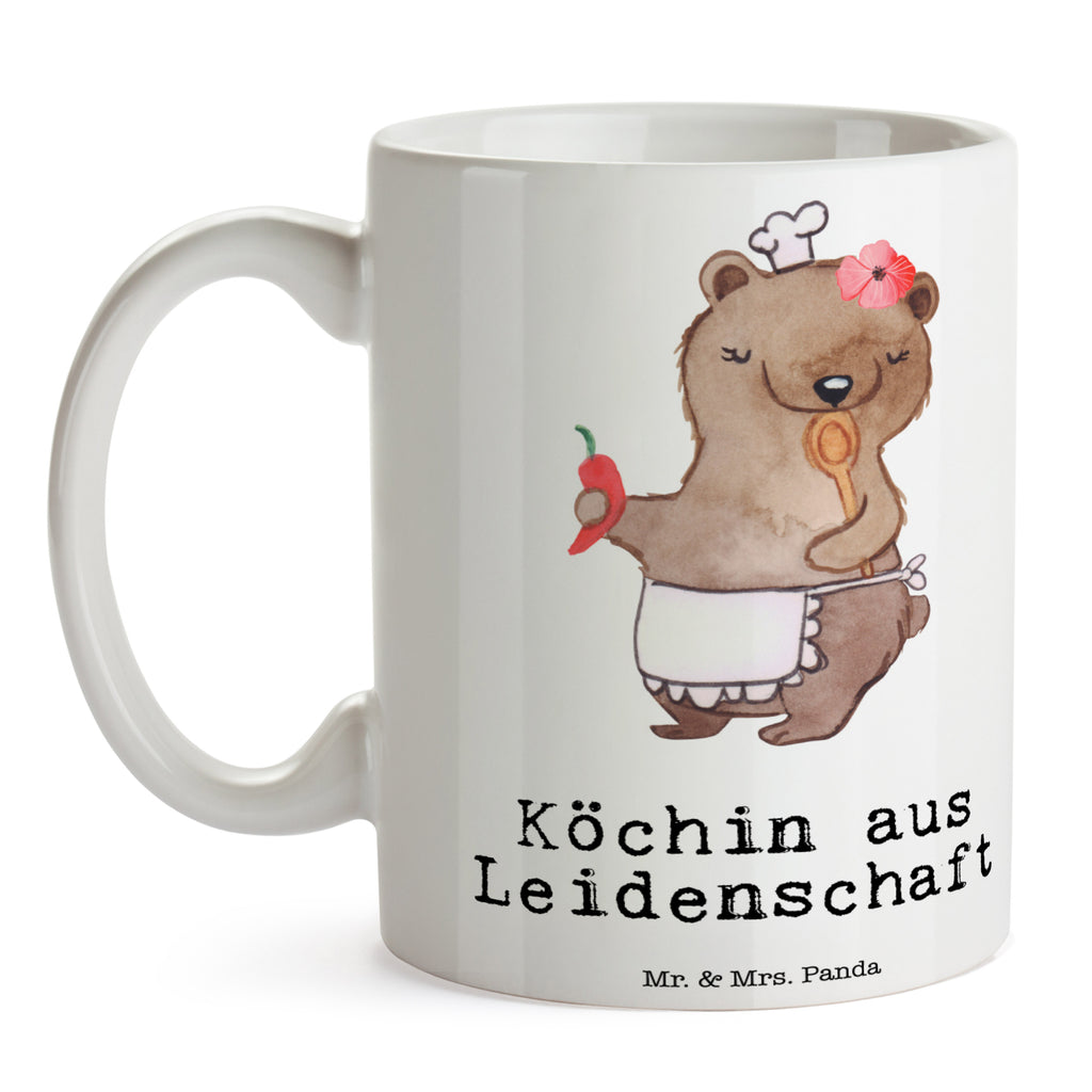 Tasse Köchin aus Leidenschaft Köchin, Chefköchin, Küchenchefin, Küchenmeisterin, Schiffsköchin, Sterneköchin, Fernsehköchin, Restaurant,  Becher, Kaffeetasse, Kaffeebecher, Tee, Frühstück, Büro  Beruf, Ausbildung, Jubiläum, Abschied, Rente, Kollege, Kollegin, Geschenk, Schenken, Arbeitskollege, Mitarbeiter, Firma, Danke, Dankeschön